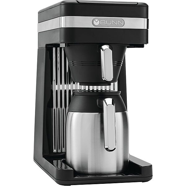 BUNN 55200 CSB3T Speed Brew Platinum Thermal Coffee Maker Stainless Steel, 10-Cup, Black Regular Coffee Maker