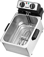 Cuisinart CDF-200P1 Professional Deep Fryer, 1 Gallon, Stainless Steel
