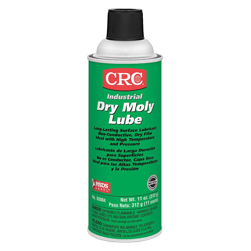 CRC Dry Moly Lubricant Aerosol Spray, 16 oz (12-pack)