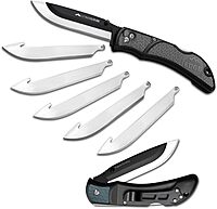 OUTDOOR EDGE 3.5" RazorLite EDC Pocket Knife with Replaceable Blades and Clip