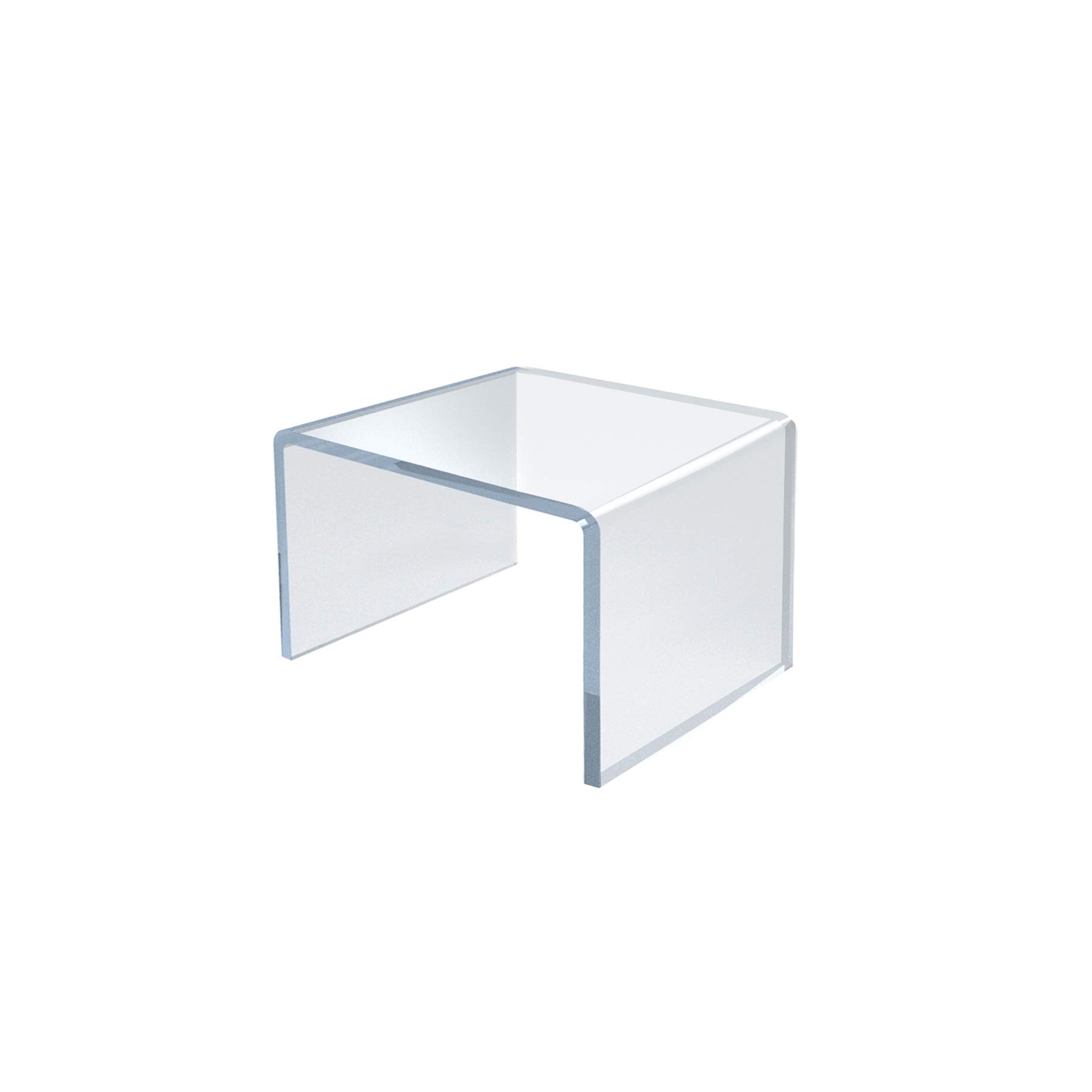 Azar Displays Clear Acrylic Riser Displays (4-Pack)