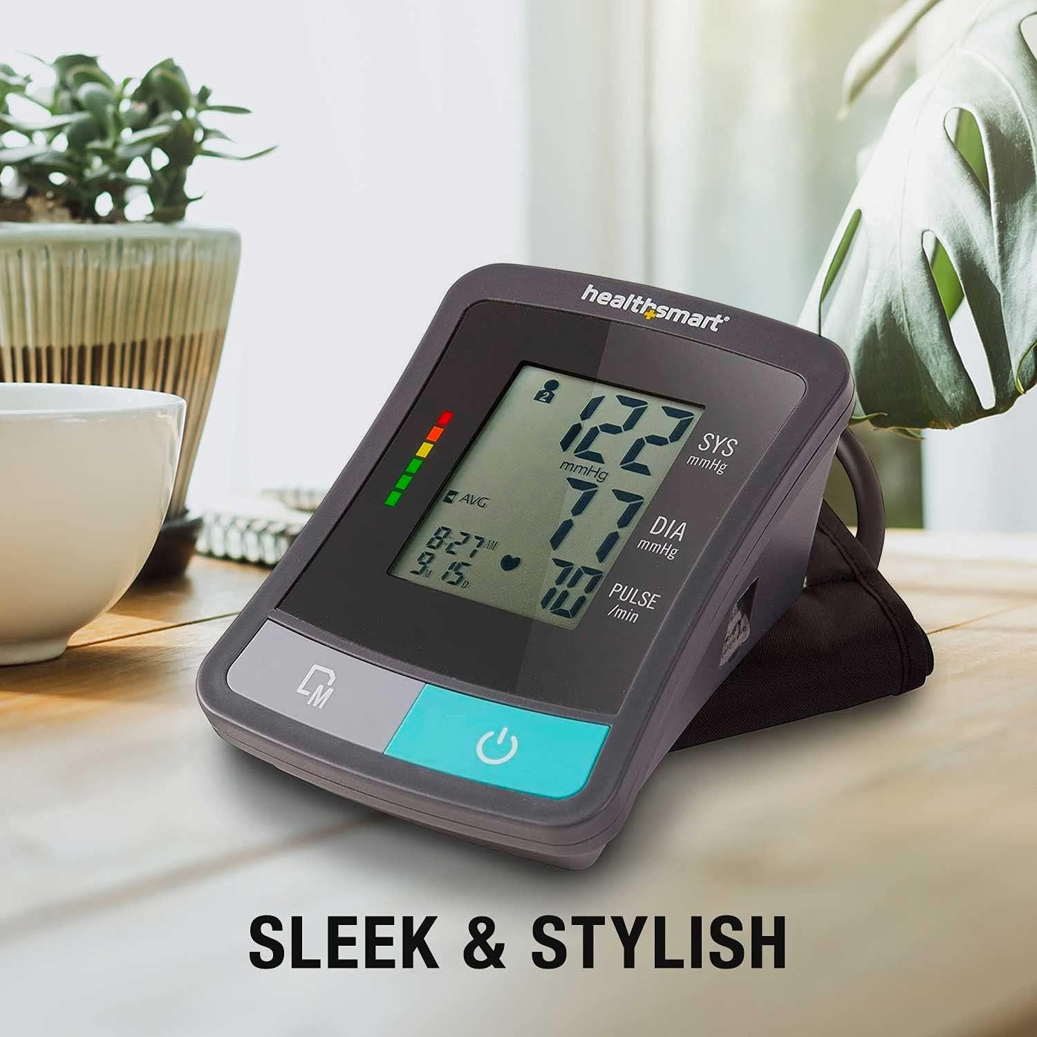 HealthSmart Digital Blood Pressure Monitor (Upper Arm & Wrist)
