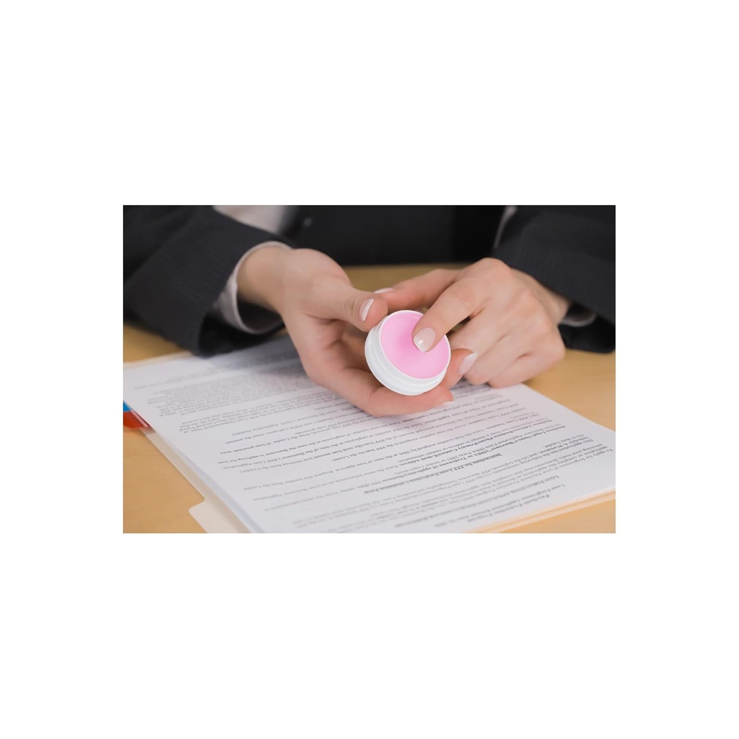 Lee Sortkwik Fingertip Moistener, 50% Recycled, 0.38 oz, Pink, Pack of 3