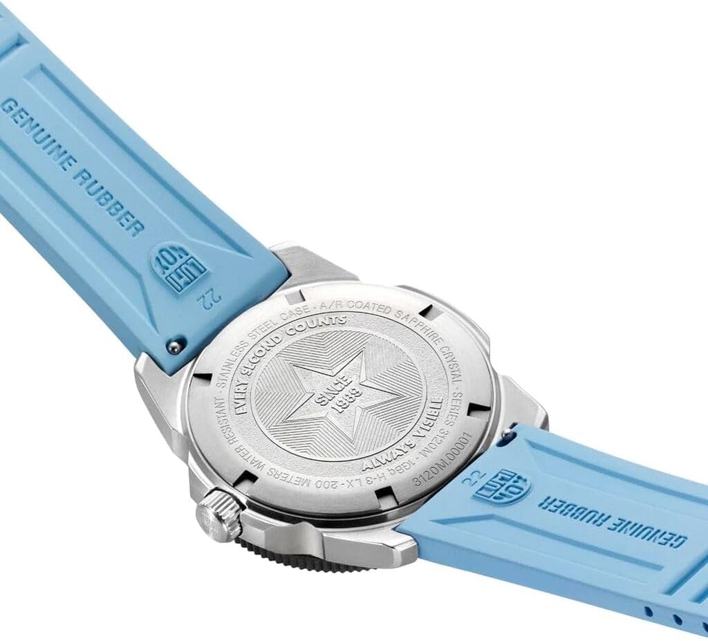 Luminox - Mens Watch - Pacific Diver Ripple Dive Watch - 39 mm - MOP - Black - 20ATM - Mens Watches - Made in Switzerland
