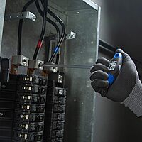 Klein Tools JTH98M T-Handle Hex Key Set, Metric Sizes Allen Wrench Set with 9-Inch Blades, Stand Included, 8-Piece