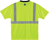 Ergodyne GloWear 8289BK Class 2 Hi-Vis Black Front T-Shirt