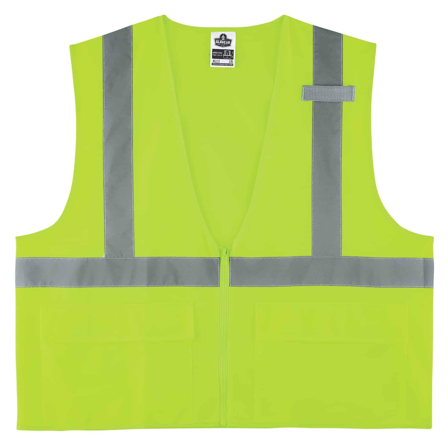 ERGODYNE GloWear 8225 Class 2 High-Visibility Safety Vest