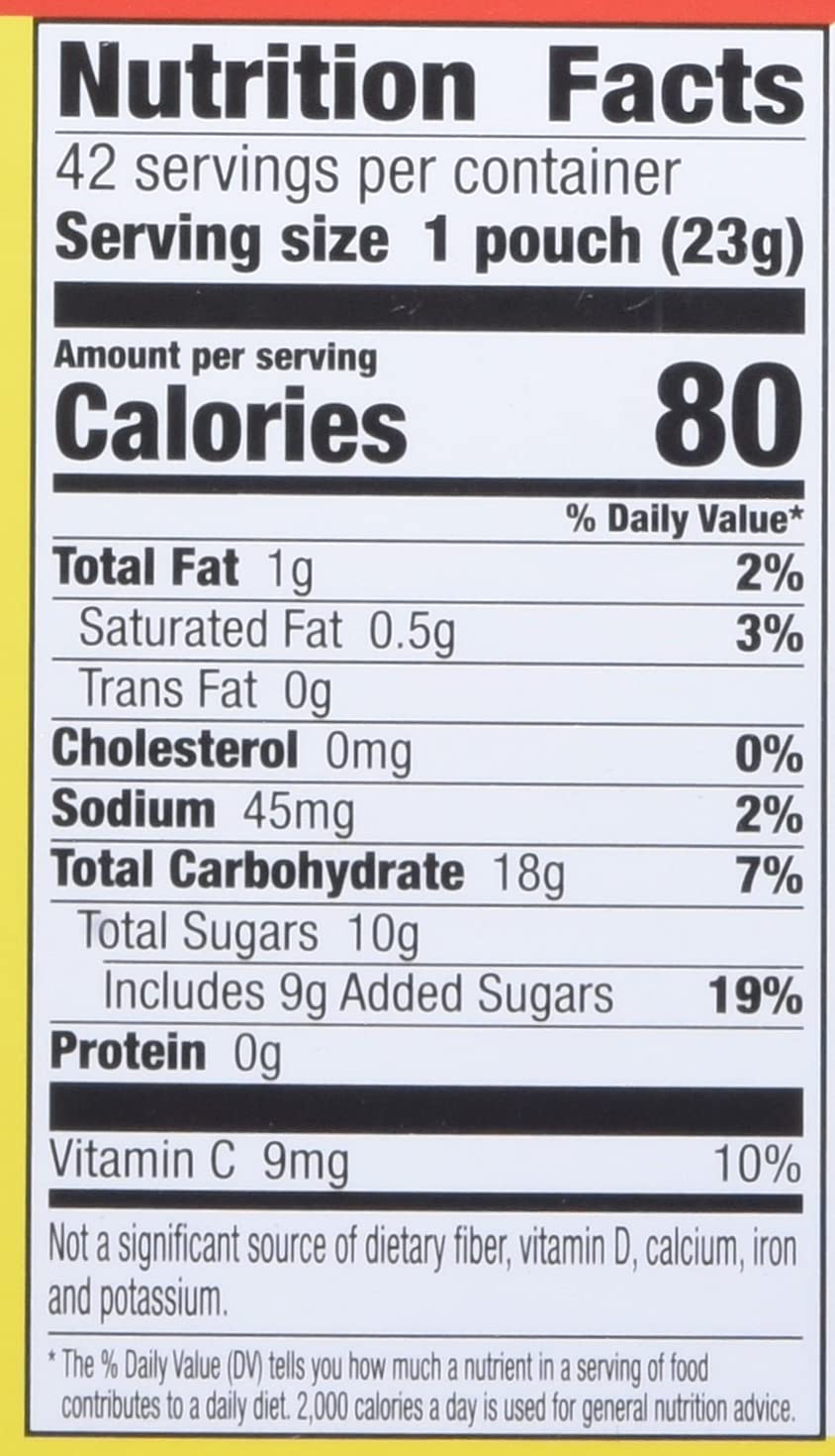 Betty Crocker Fruit Gushers Fruit Snacks, 42 x 0.8 oz Pouches