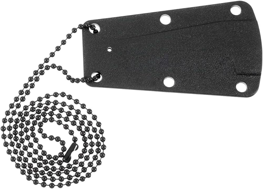 Smith & Wesson SW910TAM 5.9in High Carbon S.S. Full Tang Neck Knife with a 2.8in Tanto Blade and Paracord Handle for Outdoor