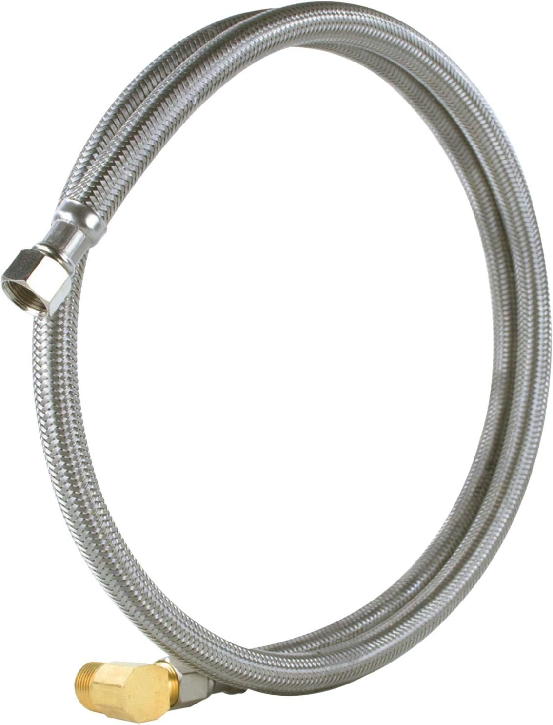 Certified Appliance Accessories Dishwasher Hose with 90 Degree MIP Elbow, Water Supply Line, 5 Feet