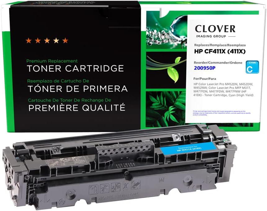 Clover Remanufactured Toner Cartridge Replacement for HP 410X/410A