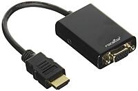 Rocstor Y10C120-B1 HDMI to VGA Adapter Converter M/F - 6” - for Ultrabook, Laptop, Monitor, Projectors
