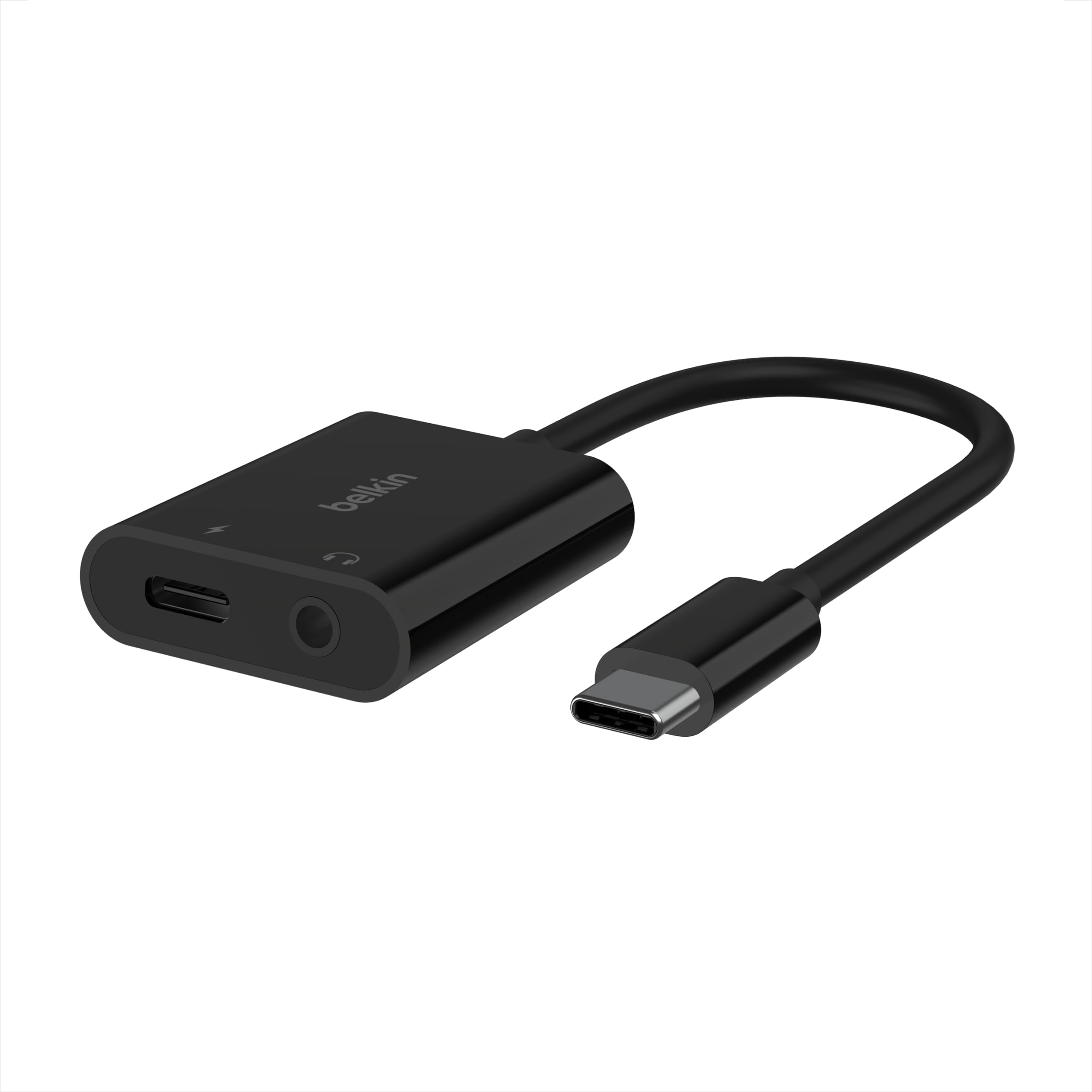 Belkin RockStar™ 3.5mm Audio with USB-C Charge Adaptor Included, USB-C Audio Adaptor Compatible with iPad Pro, Galaxy, Note
