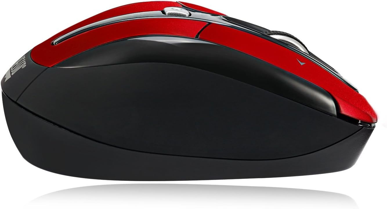 ADESSO iMouse S60 Wireless Optical Mouse with 2.4 GHz RF, Programmable Driver, Tilt-Wheel Scrolling