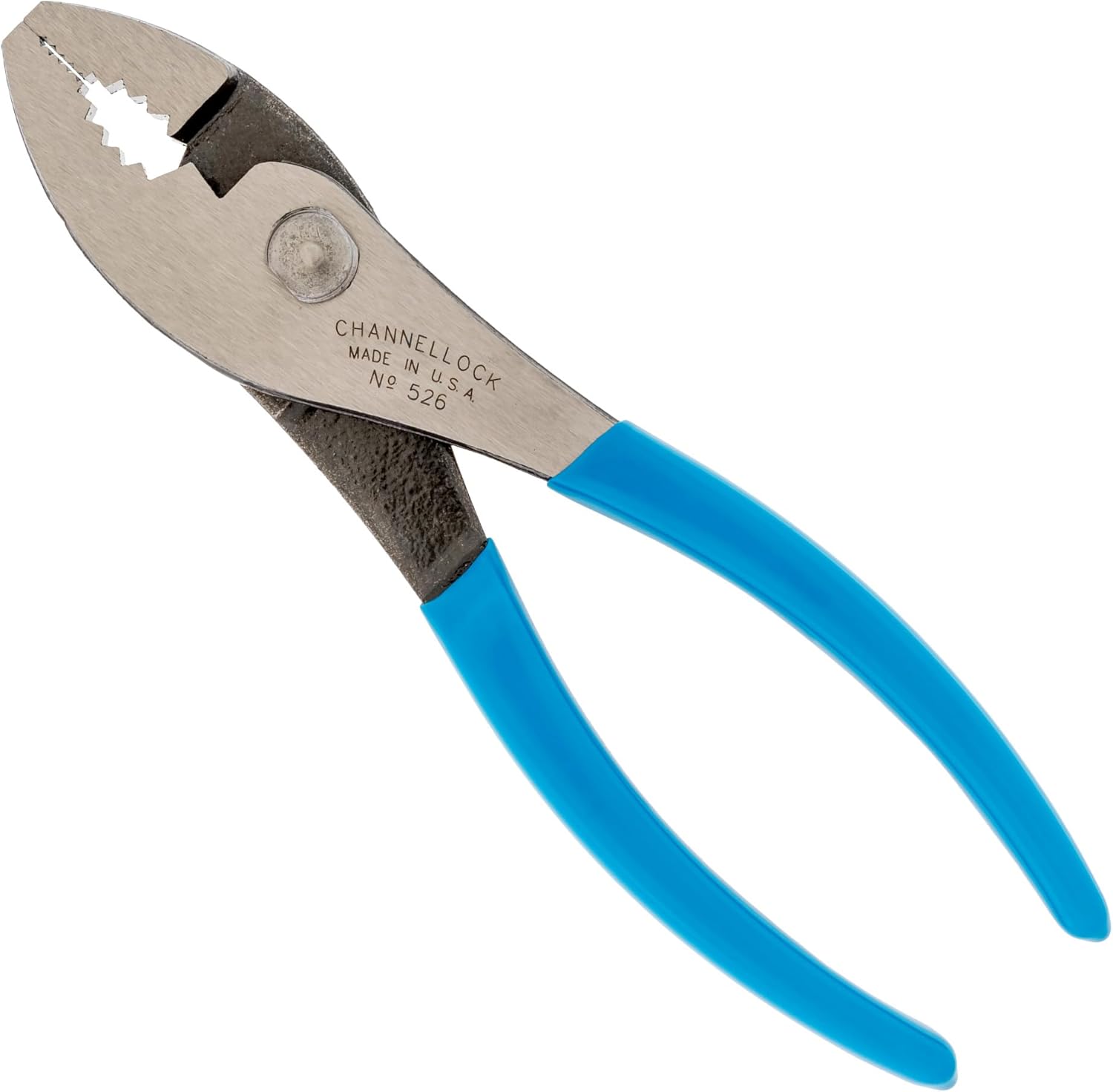 Channellock 526 6-Inch Slip Joint Pliers | Utility Plier with Wire Cutter | Serrated Jaw Forged from High Carbon Steel