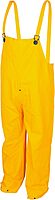 MCR Safety Rain Bib Overalls, Large, Yellow (PVC/Polyester)