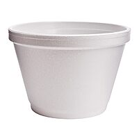 SOLO Dart 12SJ20 12 oz Squat Foam Container - Case of 500 (20 Bags x 25)