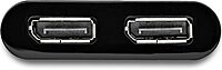 StarTech.com USB 3.0 to Dual DisplayPort Adapter 4K 60Hz (USB32DP24K60) & .com USB-C to USB Adapter - 6in