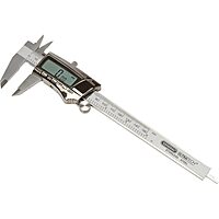 General Tools Digital Caliper #147 - 6" Precision Measuring Tool - Stainless Steel Ruler 0 - 6" Range 6-Inch Digital Caliper