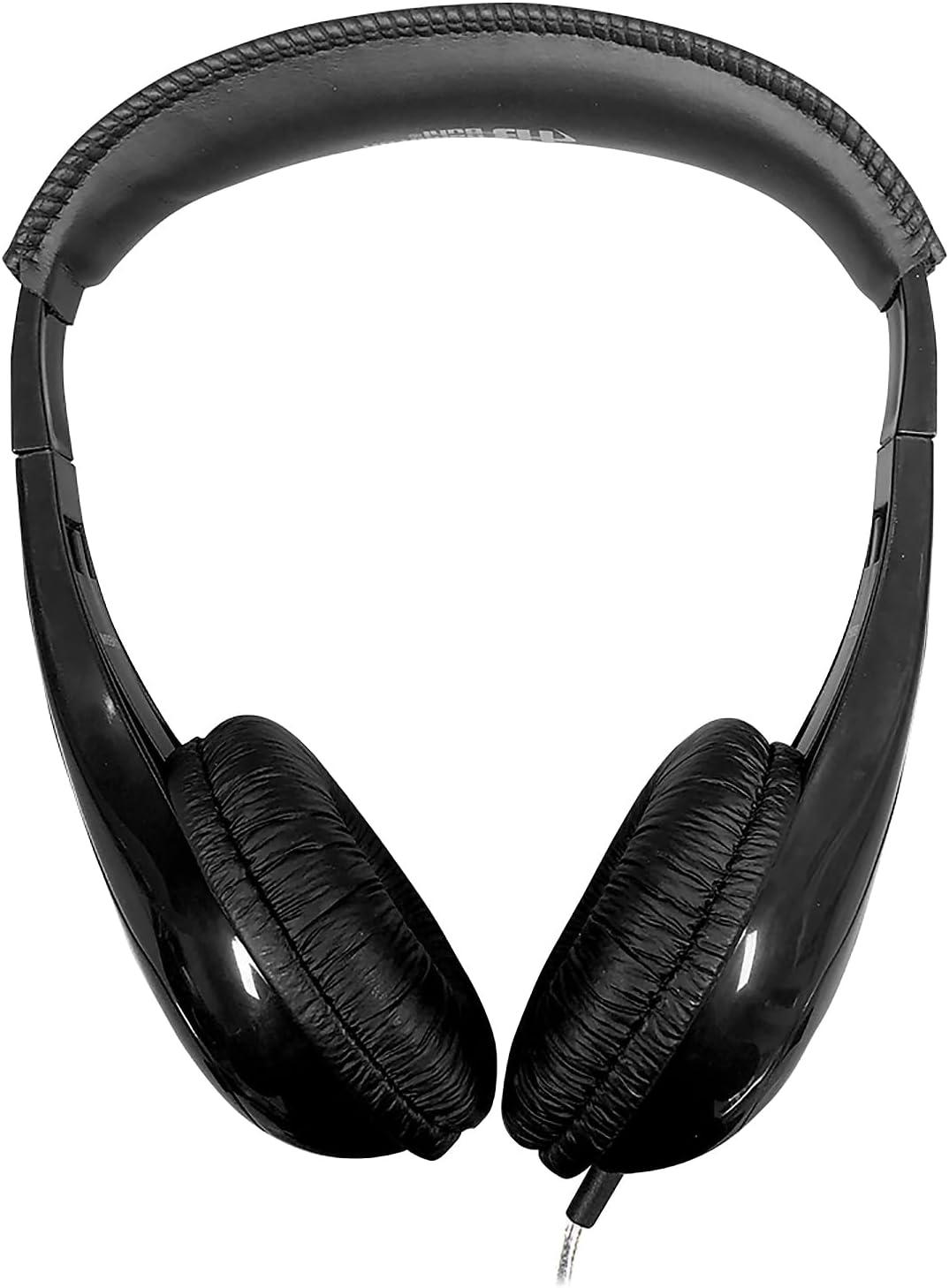 HamiltonBuhl Motiv8 Mid-Sized Multimedia Headphone with In-line Volume Control, Black