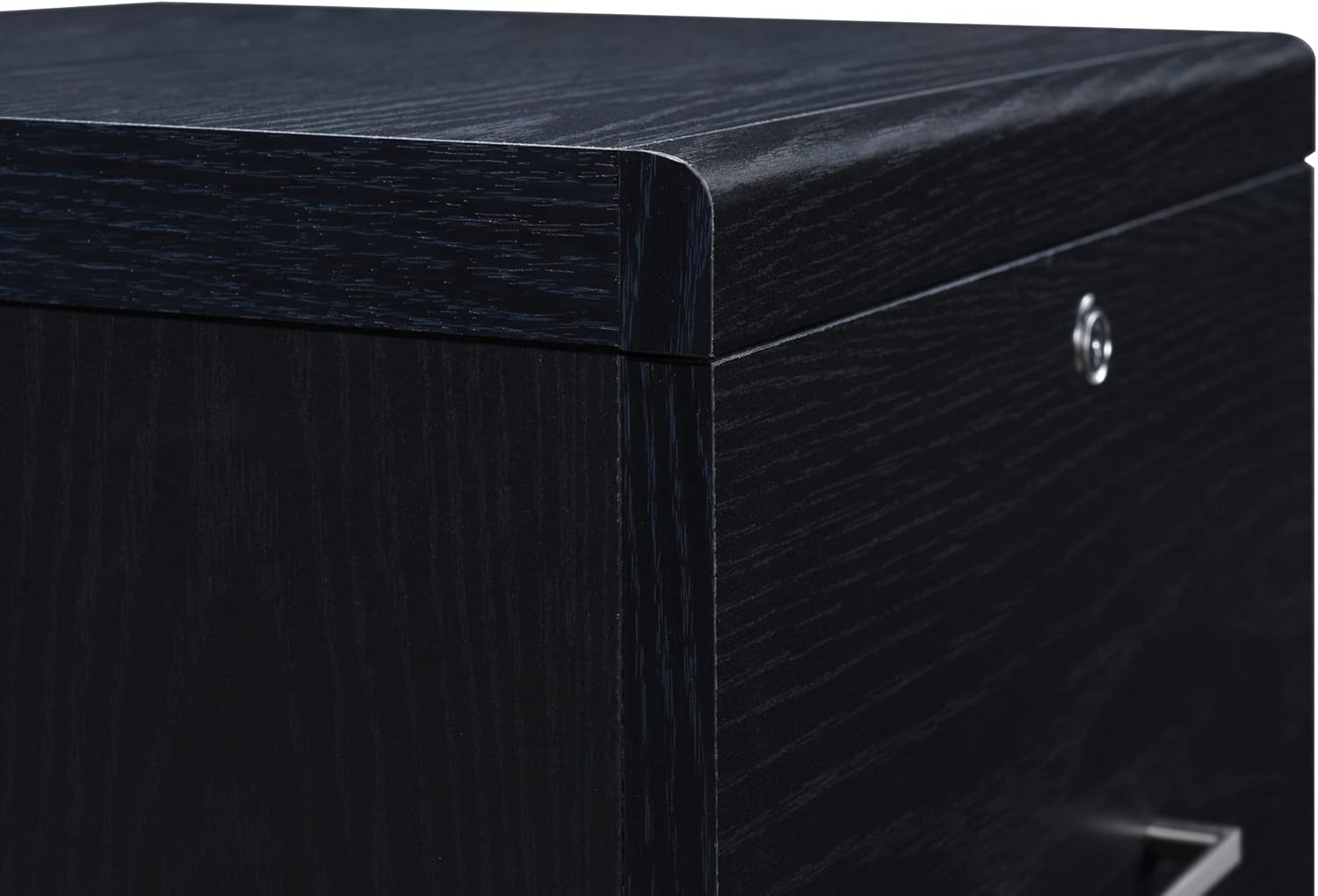 Office Star Alpine 2-Drawer Vertical File Cabinet with Locking Top Drawer and Lockdowel Fastening System