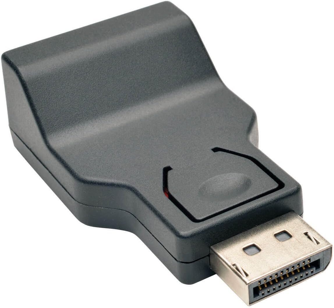 Tripp Lite DisplayPort to VGA Adapter Active Converter Compact Displayport 1.2 DP to VGA DP2VGA 6in (P134-000-VGA-V2), Black
