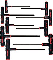 Eklind Tool 60809 Power-T Handle Ball-Hex Key Allen Wrench, 9 Pieces Set