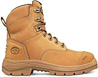 Oliver Men's 6" SD Safety Toe Lace Up Work Boot, Wheat - 11 Medium