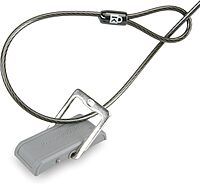 Kensington Desktop & Peripherals Locking Kit 2.0 - 8 ft Cable - Keyed Lock - Black - Carbon Steel - For Desktop Computer