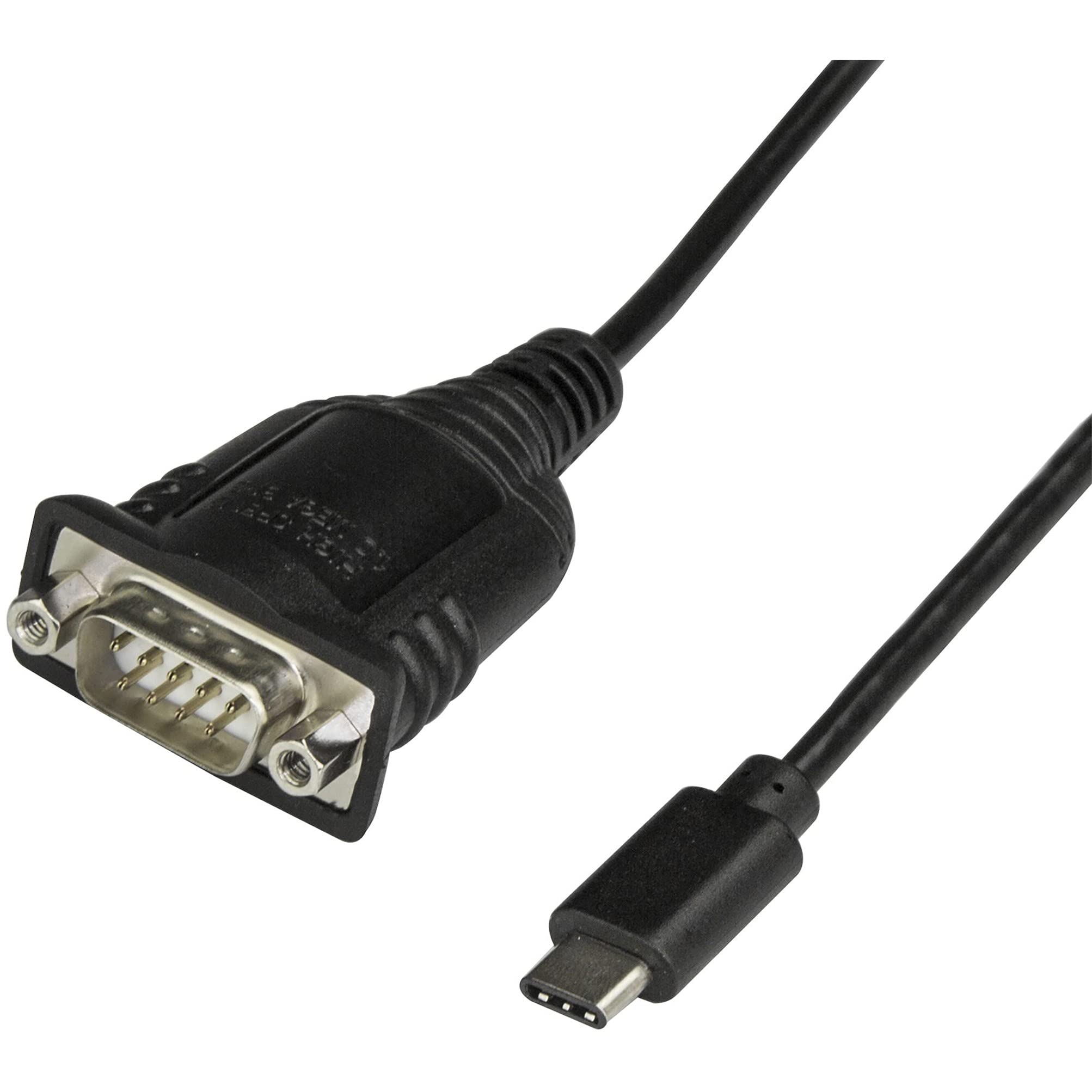 StarTech.com USB C to Serial Adapter Cable 16" (40cm) - USB Type C to RS232 (DB9) Converter Cable