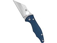 Spyderco Knives Yojimbo 2 Compression Lock C85GPCBL2 Blue G-10 and CPM SPY27 Stainless Steel Pocket Knife