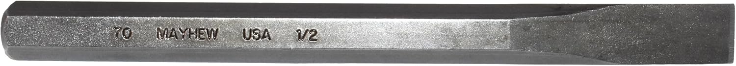 Mayhew Tools Select 70205 1/2-Inch Reg Ec Cold Chisel, multi