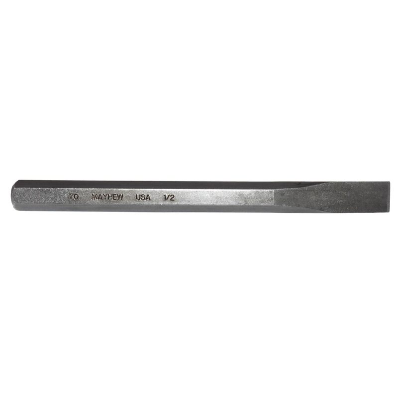 Mayhew Tools Select 70205 1/2-Inch Reg Ec Cold Chisel, multi