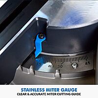 Evolution S355MCS 14" Mitering Chop Saw | Heavy Duty Metal Cutting Saw | 15A/1450 RPM | TCT Blade | Sliding Head & Locking