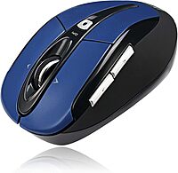 ADESSO iMouse S60 Wireless Optical Mouse with 2.4 GHz RF, Programmable Driver, Tilt-Wheel Scrolling