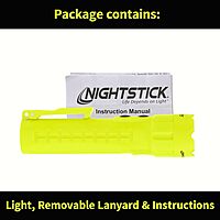 Nightstick XPP-5422GM Intrinsically Safe Dual-Light Flashlight w/Magnets-3 AA (not Included) -Green-UL913, Multicolor