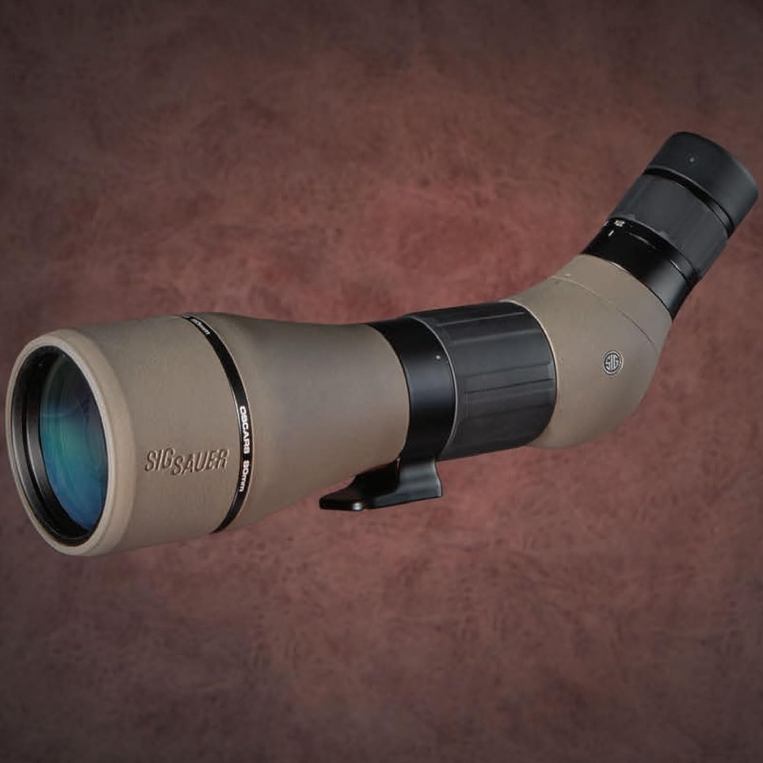 Sig Sauer OSCAR8 27-55x80mm Tactical Hunting Durable Lightweight Waterproof Fogproof 15 Inch Adjustable Aluminum Angled