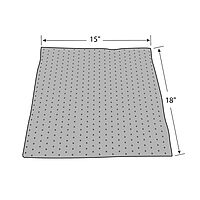 TaskBrand AS-HPB-P 15-Inch by 18-Inch Universal Grey AllSorb Melt Blown High Performance Sorbent Pad (100 Pads per Case)