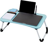 Mind Reader Lap Desk Laptop Stand Bed Tray Folding Legs Portable MDF