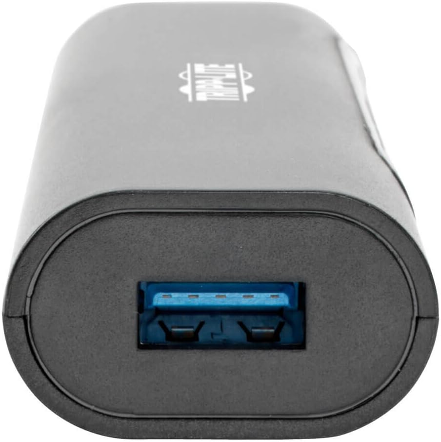 Tripp Lite USB C Hub 4-Port w/ 4x USB-A Portable Compact USB Type C, USB-C Thunderbolt 3 Black (U460-004-4AB)