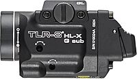 Streamlight 69476 TLR-8 HL-X G sub USB 1000-Lumen Weapon Rail-Mounted Rechargeable Tactical Flashlight with Integrated Green