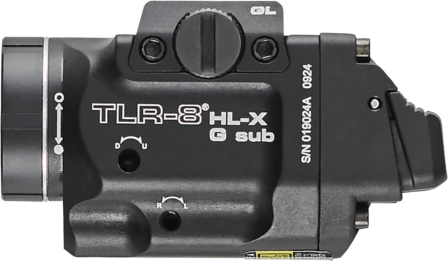 Streamlight 69476 TLR-8 HL-X G sub USB 1000-Lumen Weapon Rail-Mounted Rechargeable Tactical Flashlight with Integrated Green