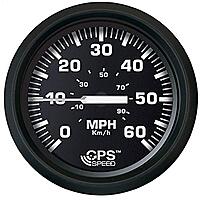 FARIA BEEDE 32816 Euro Speedometer GPS (60 MPH) Studded - 4, Black