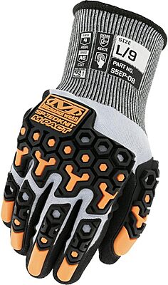 Mechanix Wear SpeedKnit M-Pact S5EP08 Cut, Puncture & Abrasion-Resistant Gloves