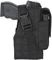 VooDoo Tactical MOLLE Holster with Attached Mag Pouch