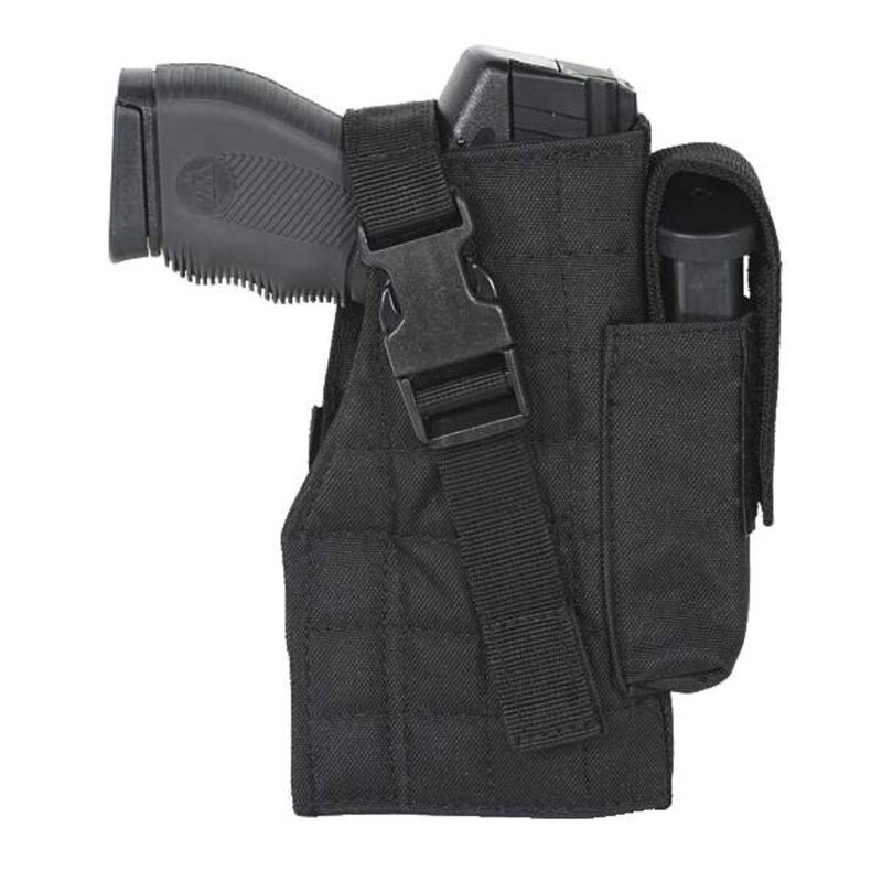 VooDoo Tactical MOLLE Holster with Attached Mag Pouch