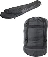Mil-Spec Adventure Gear Plus MSA02-5739001000 3-Season Sleeping Bag, Black