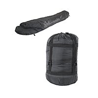 Mil-Spec Adventure Gear Plus MSA02-5739001000 3-Season Sleeping Bag, Black