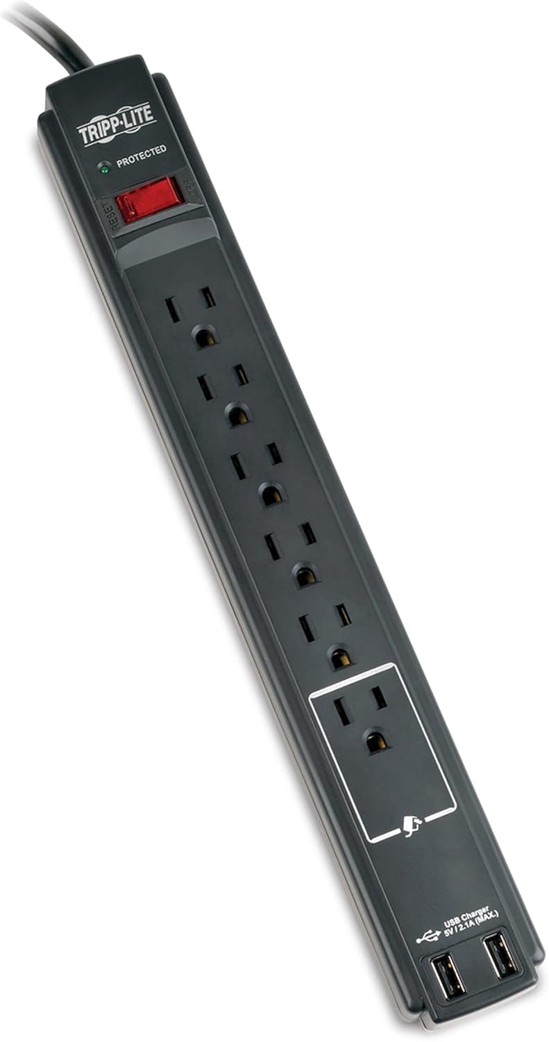 Tripp Lite Surge Protector Power Strip TAA Compliant