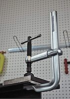 BESSEY SQ-12, 12 In., 2660 Nominal Clamping Force, All Steel clamp, Heavy duty pad